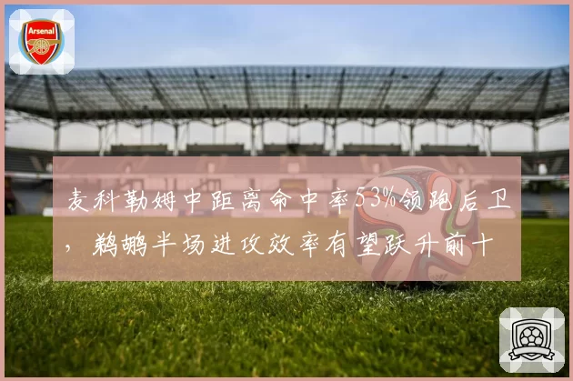 麦科勒姆中距离命中率53%领跑后卫,鹈鹕半场进攻效率有望跃升前十